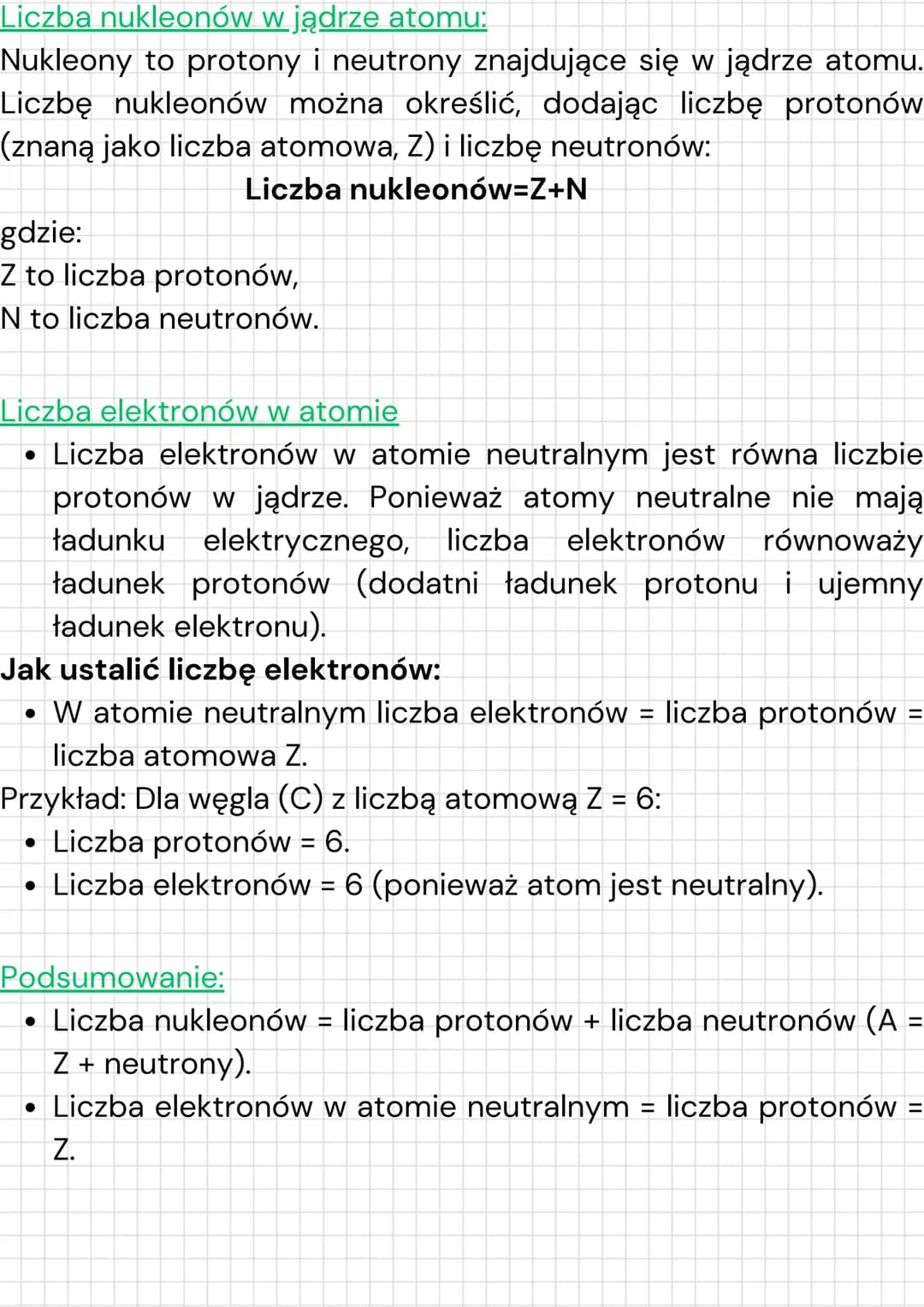 --- OCR Start ---
Co to jest atom?
BUDOWA ATOMU
• Atom to najmniejsza cząstka pierwiastka, która zachowuje
jego właściwości.
• Jest zbudowan