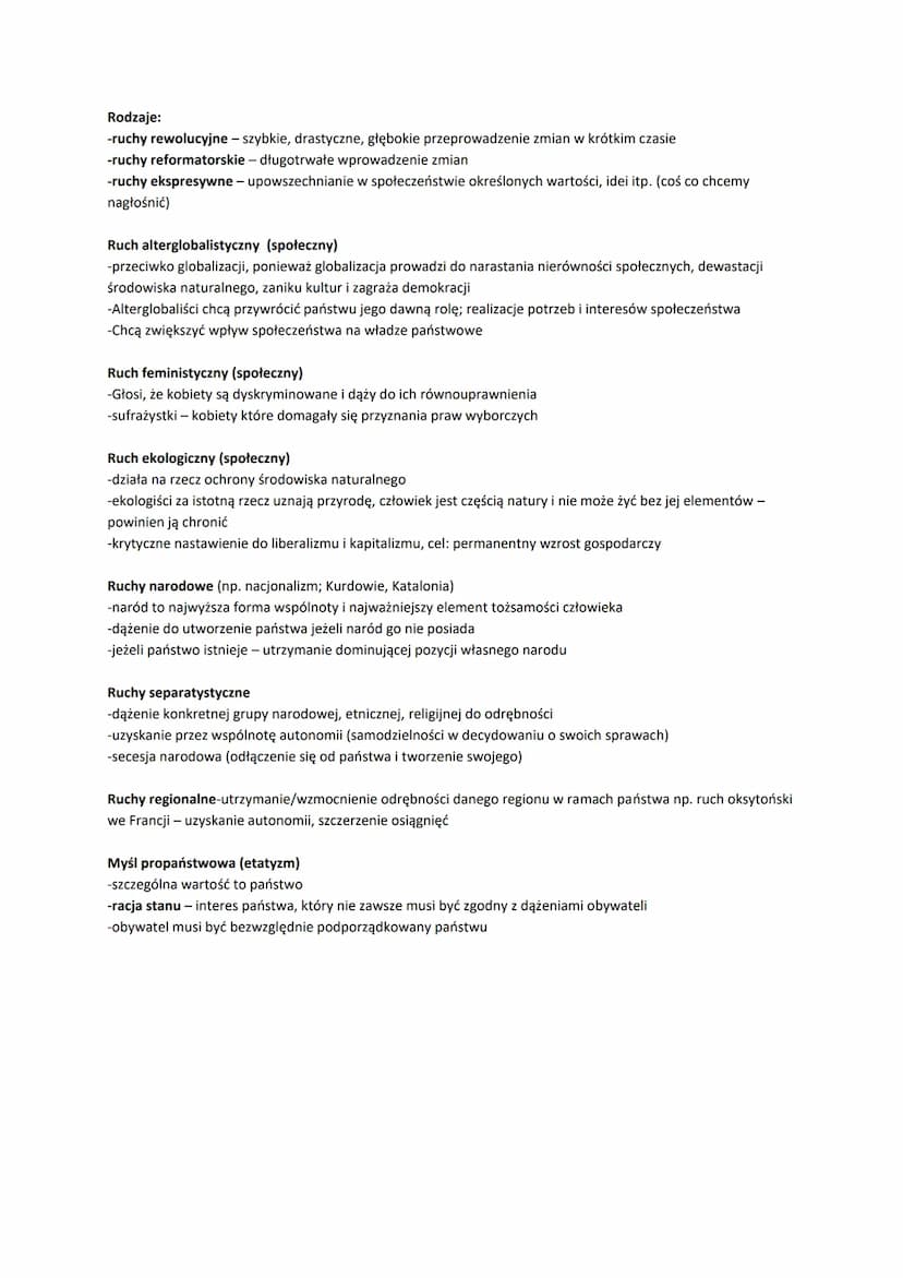 Myśl polityczna - ogół refleksji i postulatów dotyczących życia społecznego, politycznego
- sposób organizacji państwa, sprawowania władzy
-