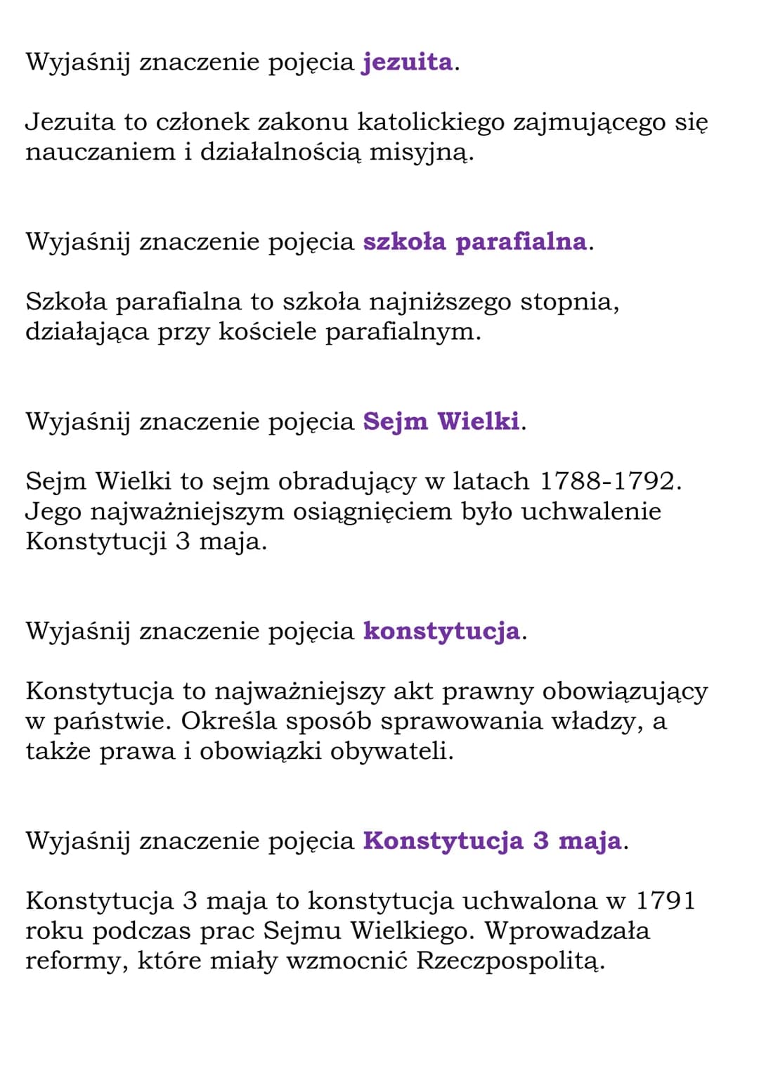Konstytucja 3 Maja - Najważniejsze Informacje i Ciekawostki