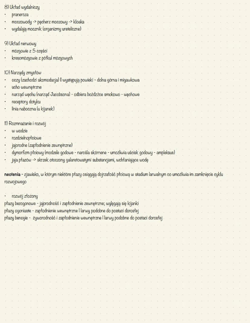 1) Cechy
płazy
zmiennocieplne
ziemno - wodny tryb życia
glowa, tutów, ogon
hibernacja - stan spoczynkowy zimą
rzędy: ogoniaste, płazy bezogo