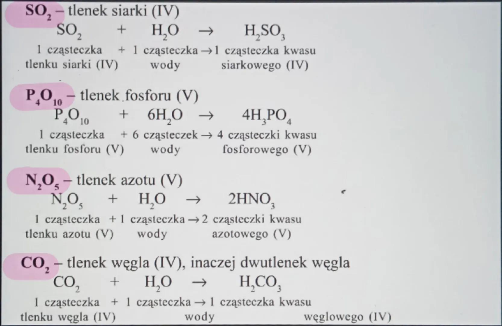 Chemia
Dział 1
Wzór Strukturalny:
Kwas chlorowodorowy: H-CI
H-O
Kwas fosforowy (V): H-O
P=0
H-O
Kwasy Mocne:
Siarkowy (VI)
Azotowy (V)
Solny