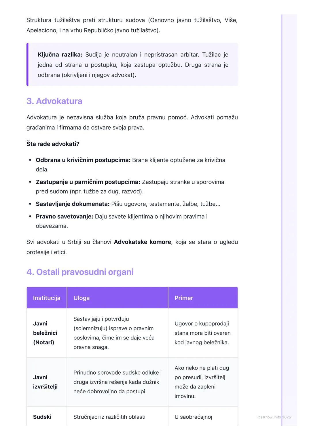 # Pravosudne institucije i
njihova uloga

## Uvod u pravosudne institucije

Pravosudne institucije su stub svake pravne države. One su deo s