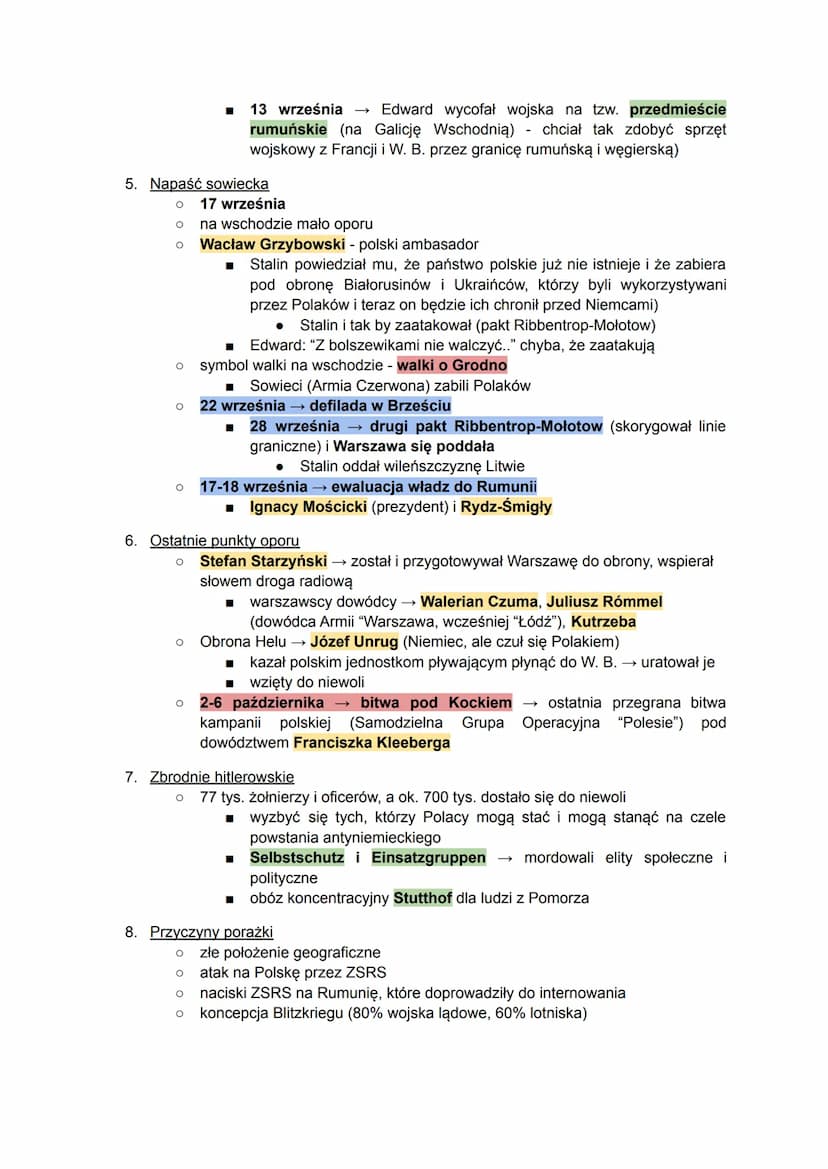 Kampania polska
kampania polska = kampania wrześniowa = agresja wrześniowa
1. W przededniu wojny
O
Niemcy →→ chcą rozerwać sojusz polsko-bry