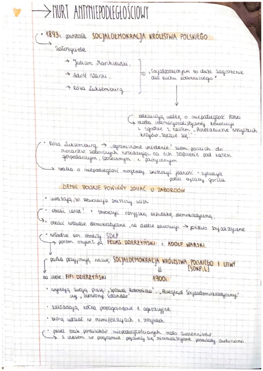 POWSTANIE POLSKIEGO RUCH SOCJALISTYCZNEGO
POCZATKI RUCHU SOCJALISTYCZNEGO
•nyodrębnia się nawe klasa.
C
Rewolucja Robotnicza,
walka klas i w