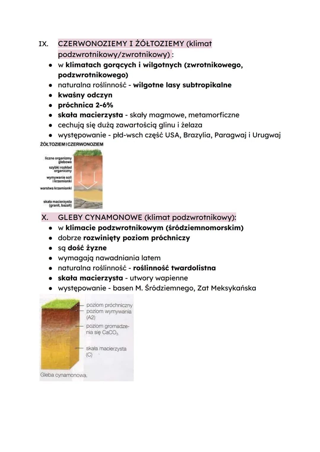 POWSTAWANIE GLEB
Gleba - zewnętrzna warstwa litosfery, została utworzona ze skały
macierzystej na przestrzeni wielu lat; składa się z
azotu,