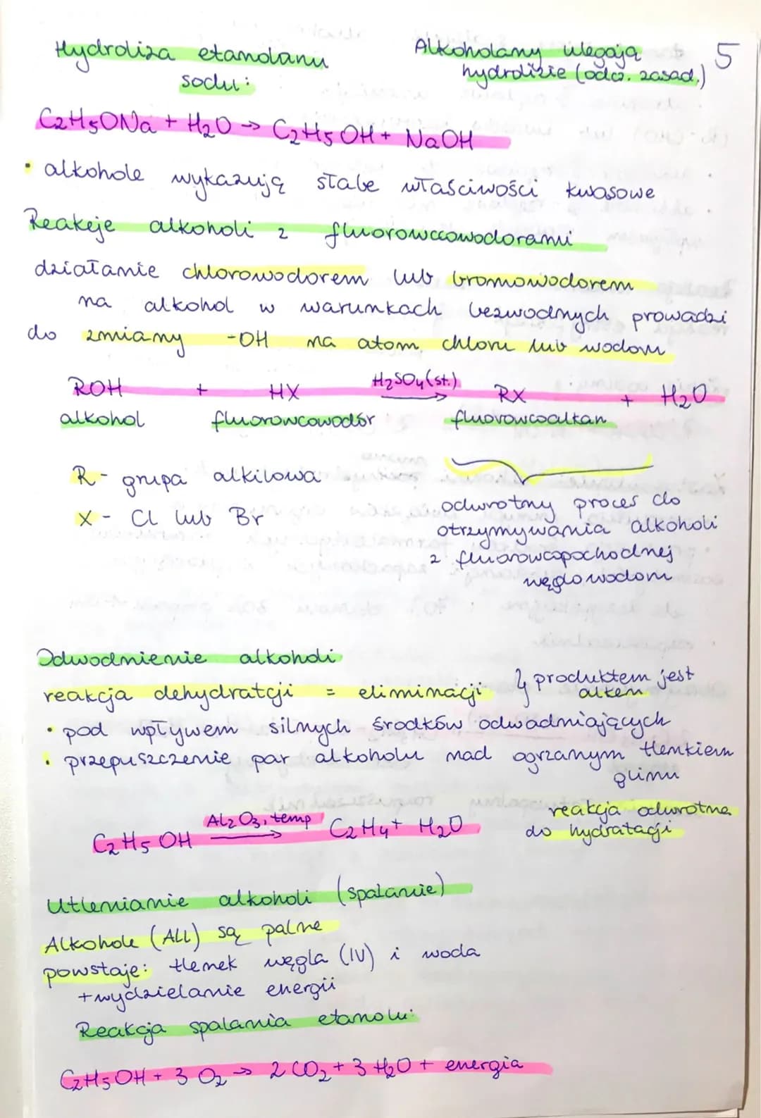 Nazwy i Wzory Alkoholi oraz Aminy - Kulka Chemii dla Klasy 8 i 3