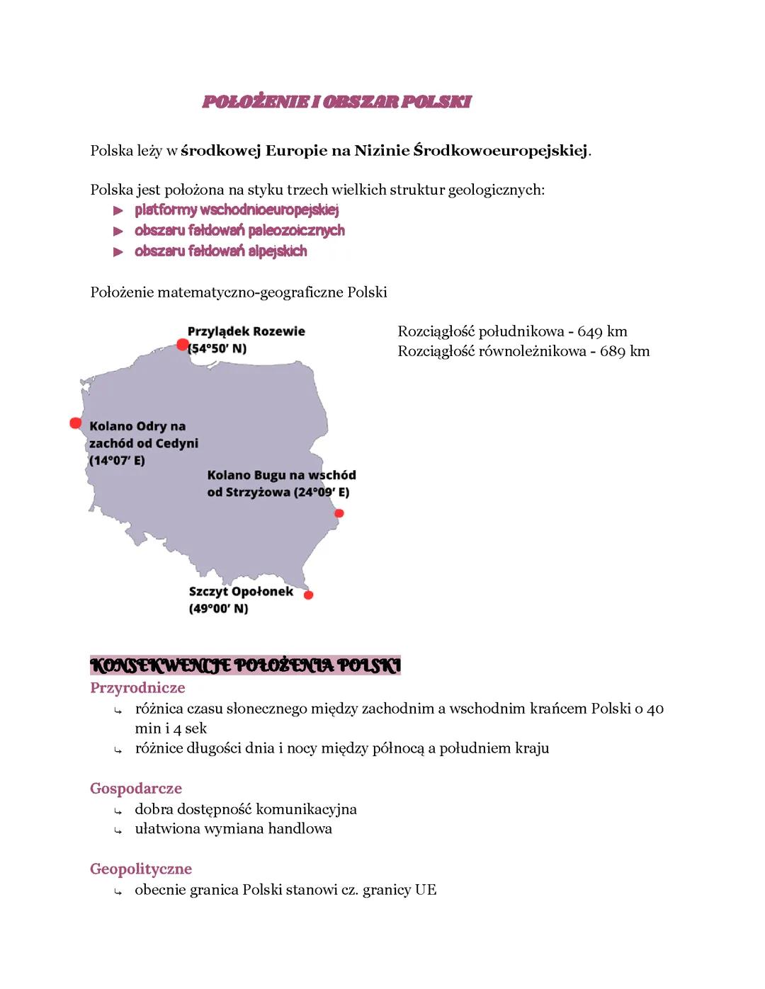 ZRÓŻNICOWANIE ŚRODOWISKA PRZYRODNICZEGO POLSKI (1)