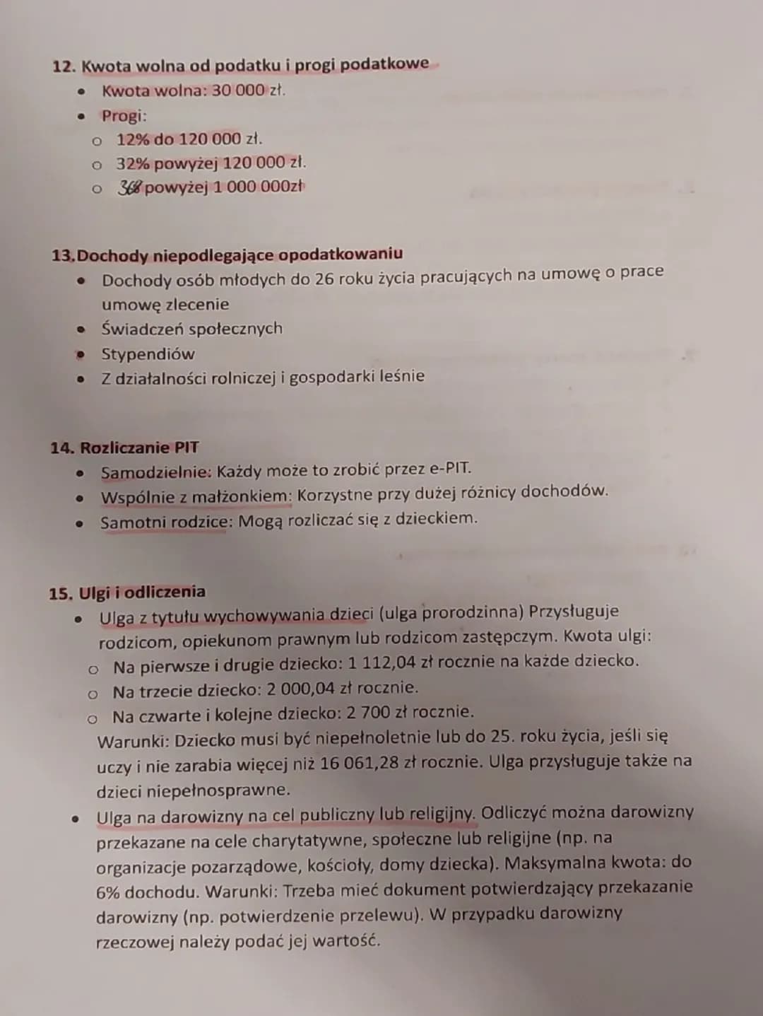 BIZ KARTKÓWKA
Podatki to obowiązkowe bezzwrotne świadczenie pieniężne pobierane przez
państwo lub inne uprawione do tego instytucje publiczn