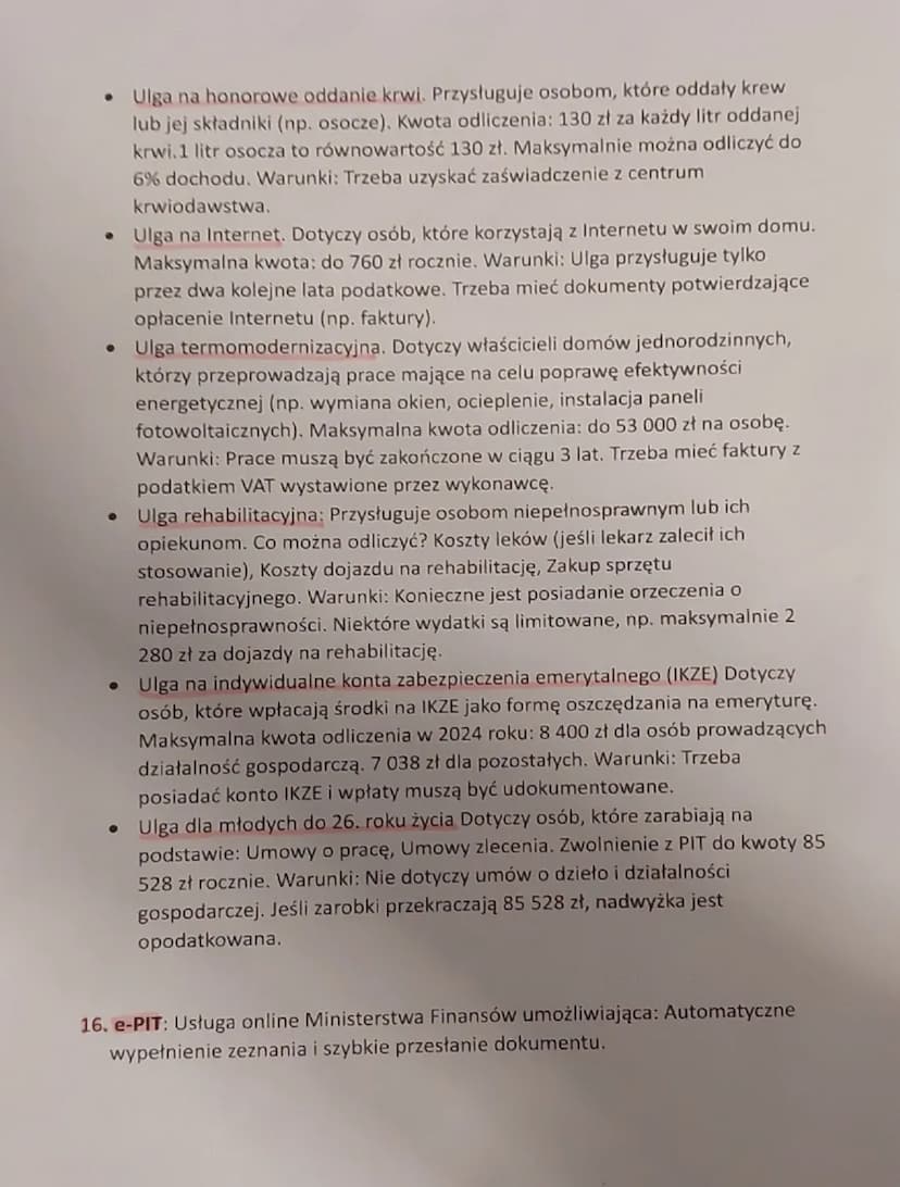 BIZ KARTKÓWKA
Podatki to obowiązkowe bezzwrotne świadczenie pieniężne pobierane przez
państwo lub inne uprawione do tego instytucje publiczn