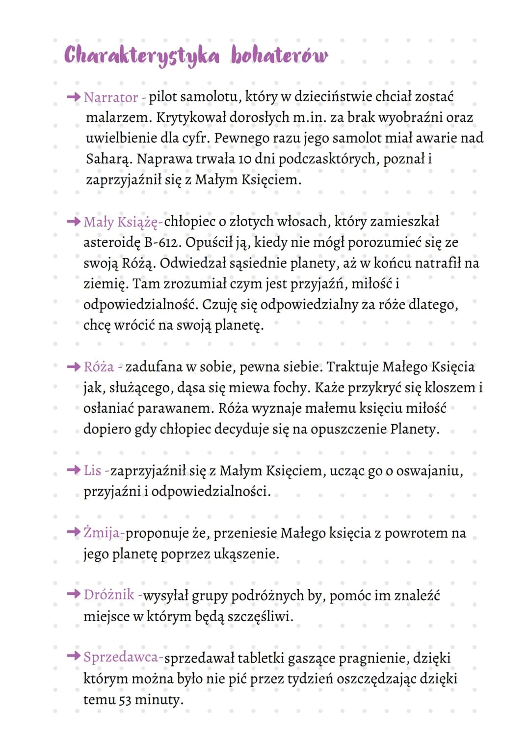 ●
.
•
.
●
Gatunek - epika
Rodzaj baśń; powiastka filozoficzna; przypowieść
Narrator Pilot
Narracja pierwszoosobowa
..
Czas i miejsce akcji
C