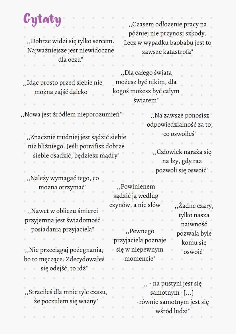 ●
.
•
.
●
Gatunek - epika
Rodzaj baśń; powiastka filozoficzna; przypowieść
Narrator Pilot
Narracja pierwszoosobowa
..
Czas i miejsce akcji
C