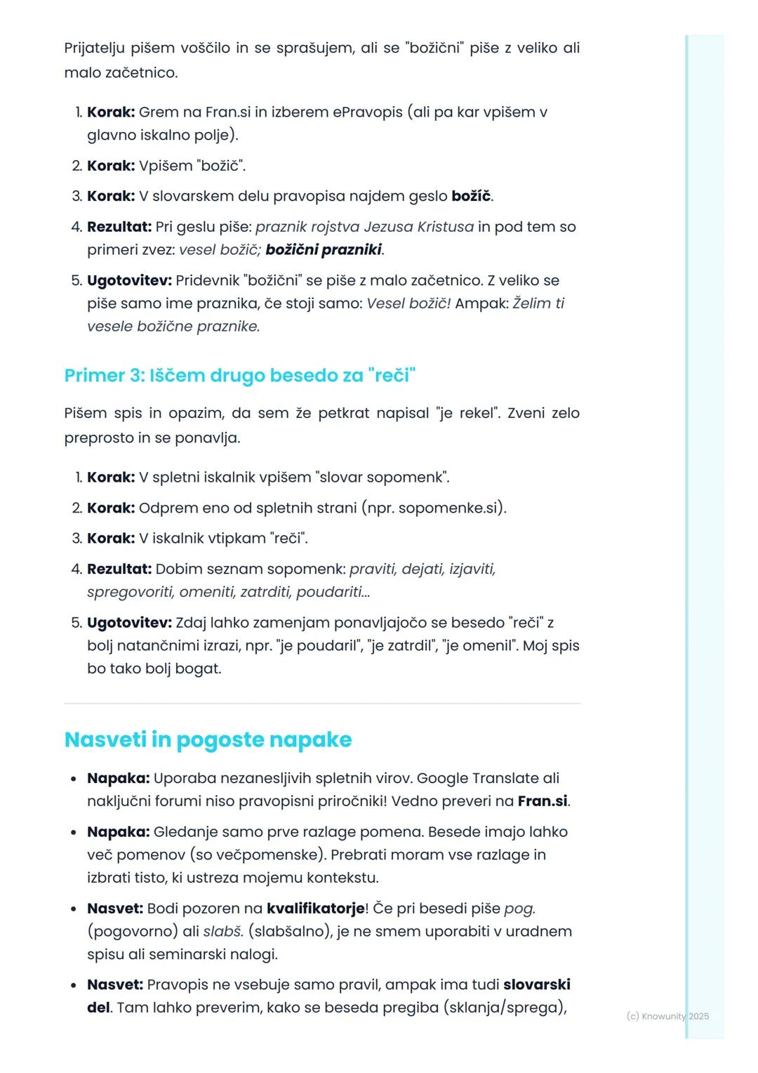 # Slovarji in pravopisni
priročniki

Uvod: Zakaj sploh potrebujemo slovarje in
pravopis?

Včasih se zdi, da slovenščino obvladamo, ker je na