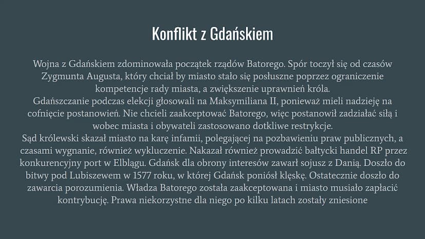 Panowanie Stefana Batorego Stefan Batory - jak został królem?
Po ucieczce Henryka Walezego w 1574 roku pojawił się w państwie polsko-litewsk