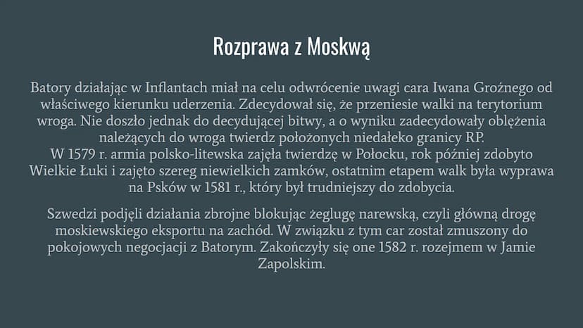 Panowanie Stefana Batorego Stefan Batory - jak został królem?
Po ucieczce Henryka Walezego w 1574 roku pojawił się w państwie polsko-litewsk