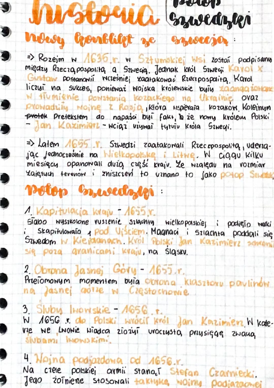 historia szwedzlei
nowy korblifft ze szwerjor
=> Rozejm w 1635. r. w Sztumskiej Wsi zostaí podpisany
między Rzeczą pospolita a Szwecią. Jedn