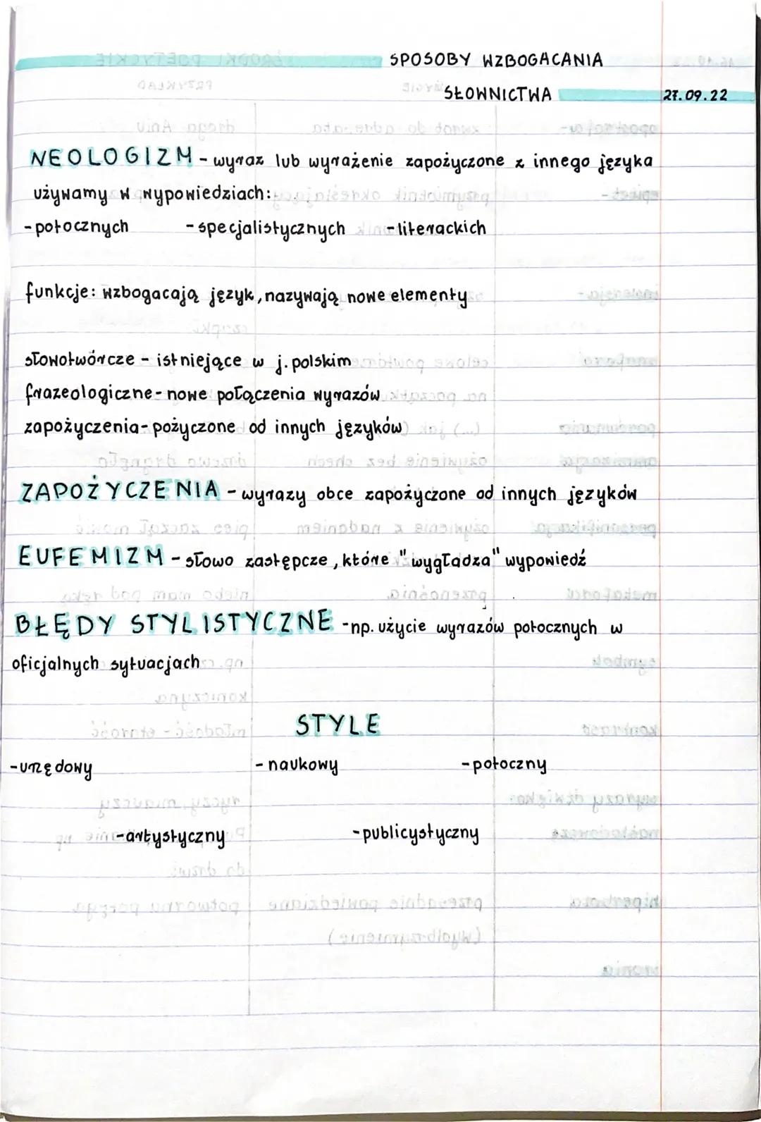 vidA oporb
Dtn-orby ob dones
NEOLOGIZM - wyraz lub wyrażenie zapożyczone z innego języka
używamy w wypowiedziach:plesno lindolmushg
-potoczn