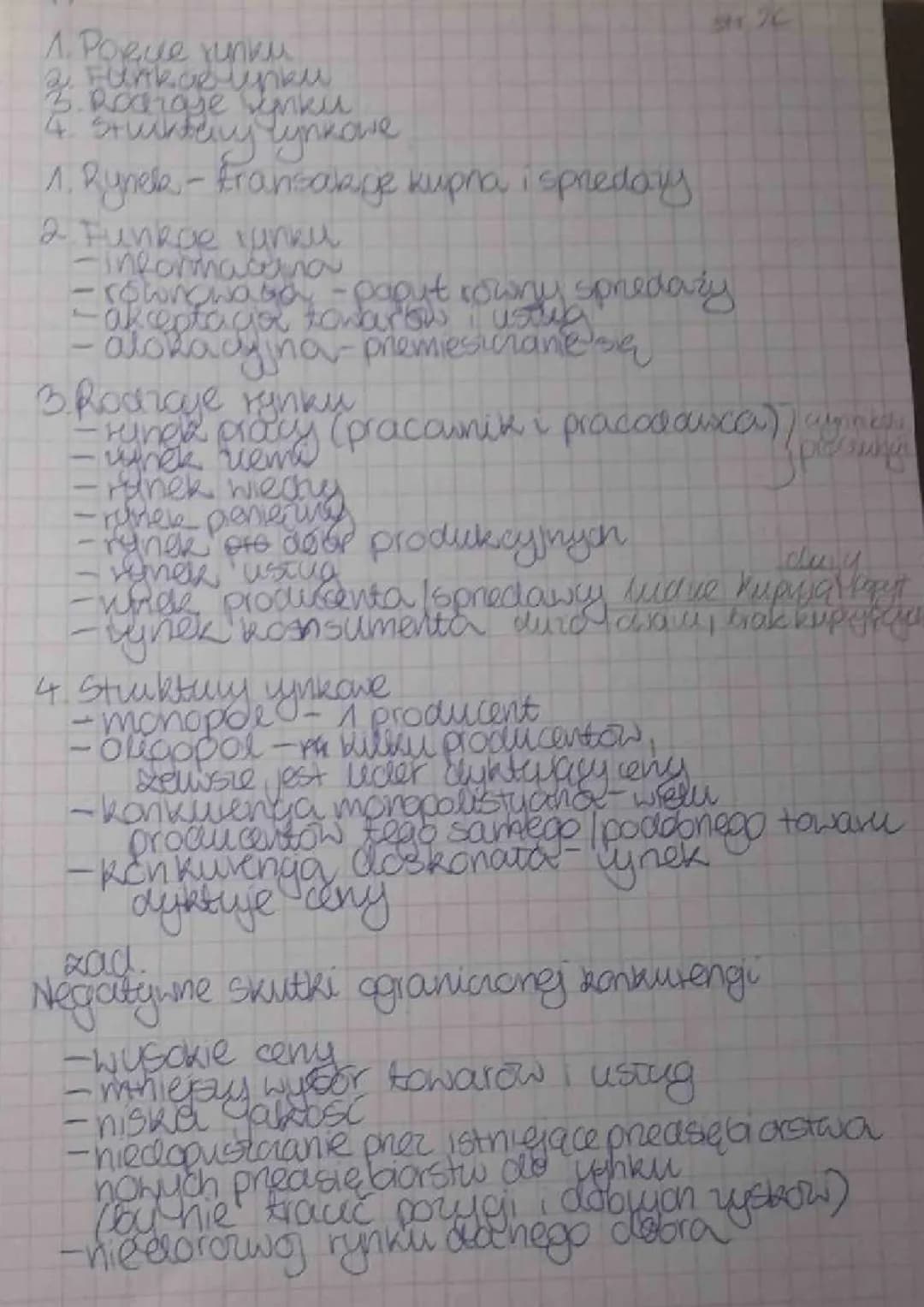 Funkcje i Rodzaje Rynku w Gospodarce - Nowa Era