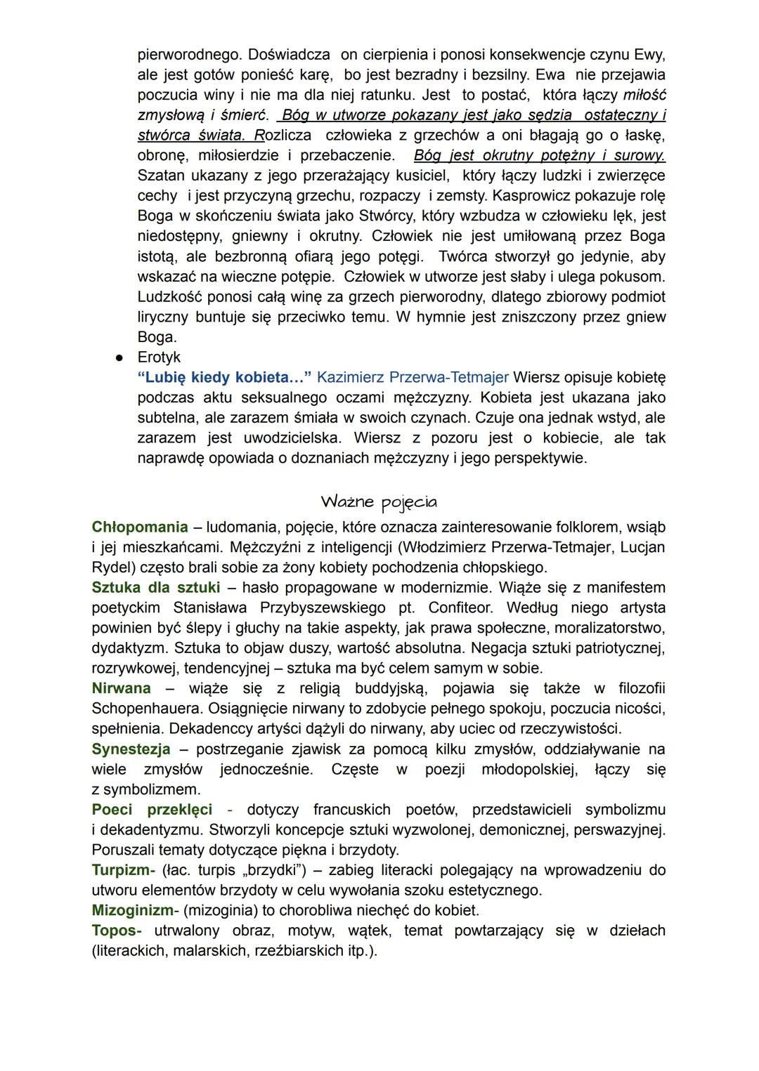 Młoda Polska
Młoda Polska (1890/91-1918) - termin w Polsce wprowadził publicysta Artur Górski.
Inaczej modernizm, czas nowoczesnych i nowato