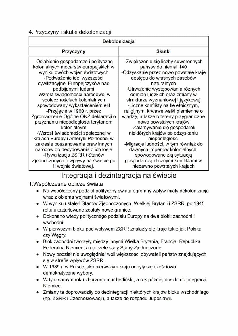 ZMIANY NA MAPIE POLITYCZNEJ
Podział polityczny świata.
1.Co to jest państwo?
●
Państwo to podstawowa jednostka podziału politycznego świata.