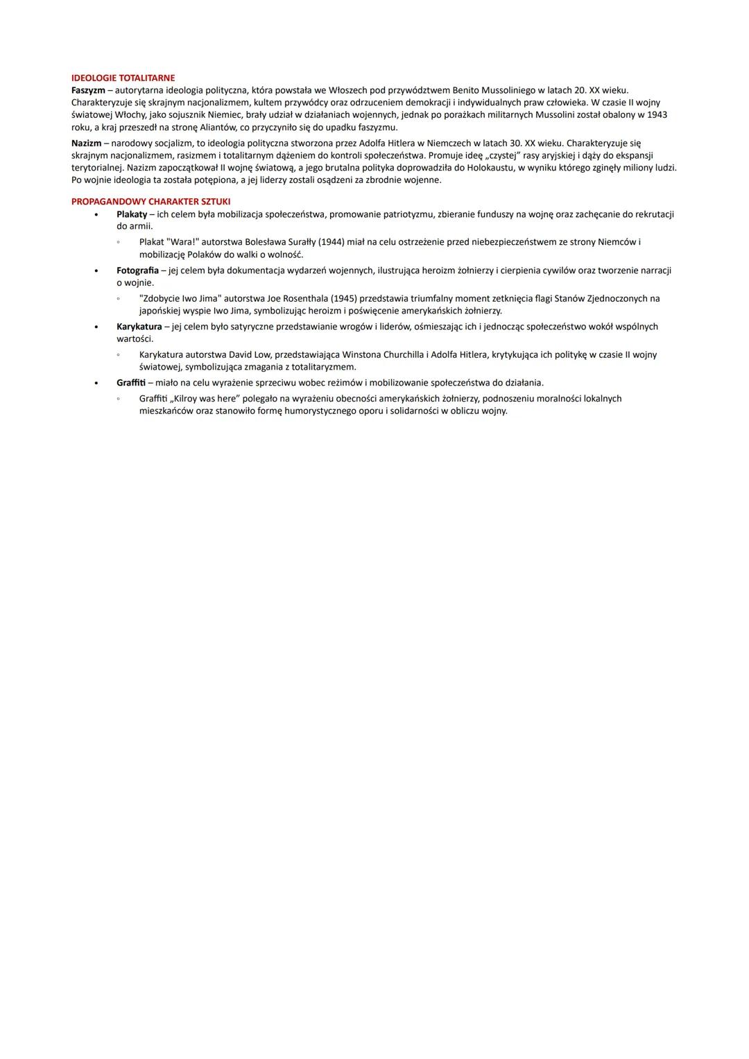 # WOJNA I OKUPACJA

RAMY CZASOWE
ŚWIAT
1 września 1939 r. -atak Niemiec na Polskę
2 września 1945 r. - kapitulacja Japonii

NAJWAŻNIEJSZE WY