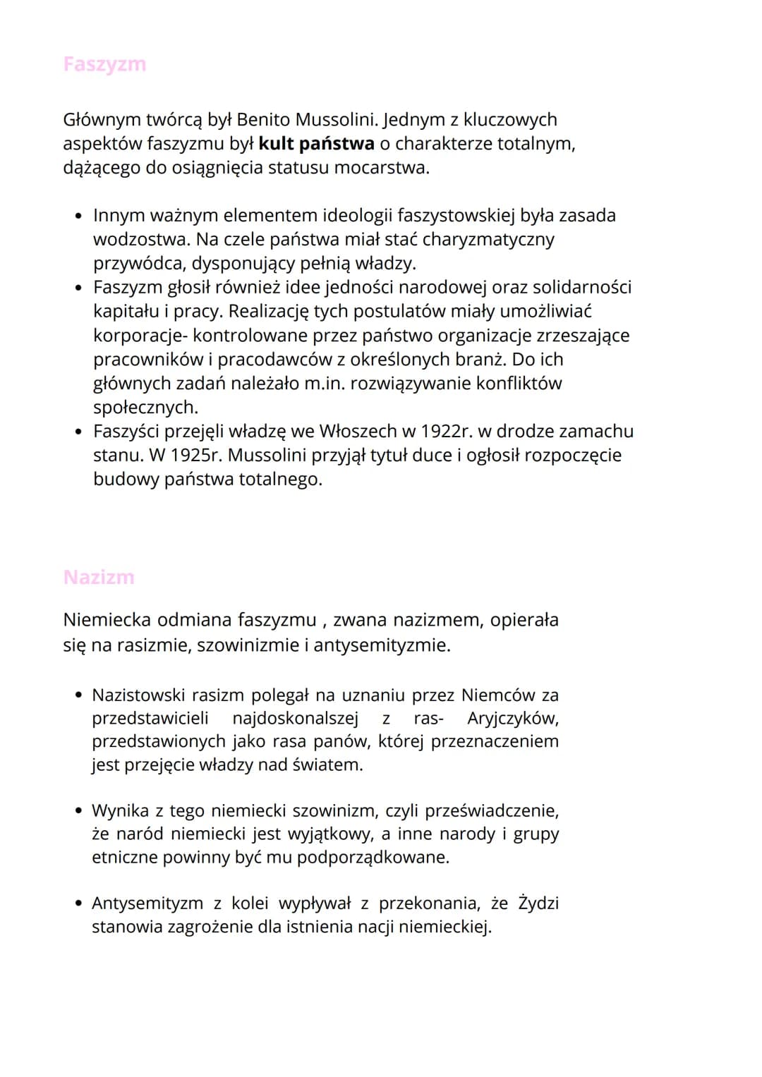 TOTALITARYZM
CZYM JEST
TOTALITARYZM?
Totalitaryzm jest cechą państwa, która w nieograniczony sposób
rozszerza zakres swoich kompetencji i dą