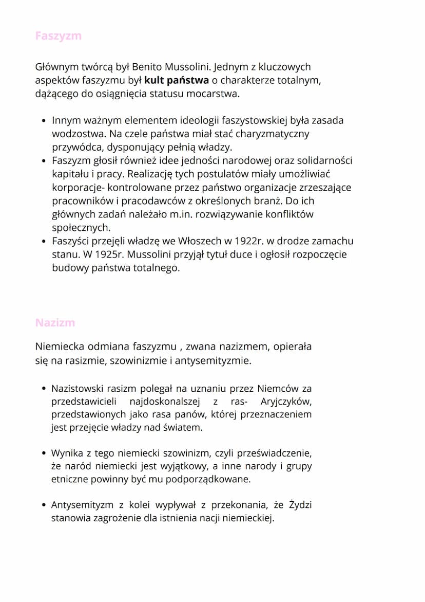 TOTALITARYZM
CZYM JEST
TOTALITARYZM?
Totalitaryzm jest cechą państwa, która w nieograniczony sposób
rozszerza zakres swoich kompetencji i dą