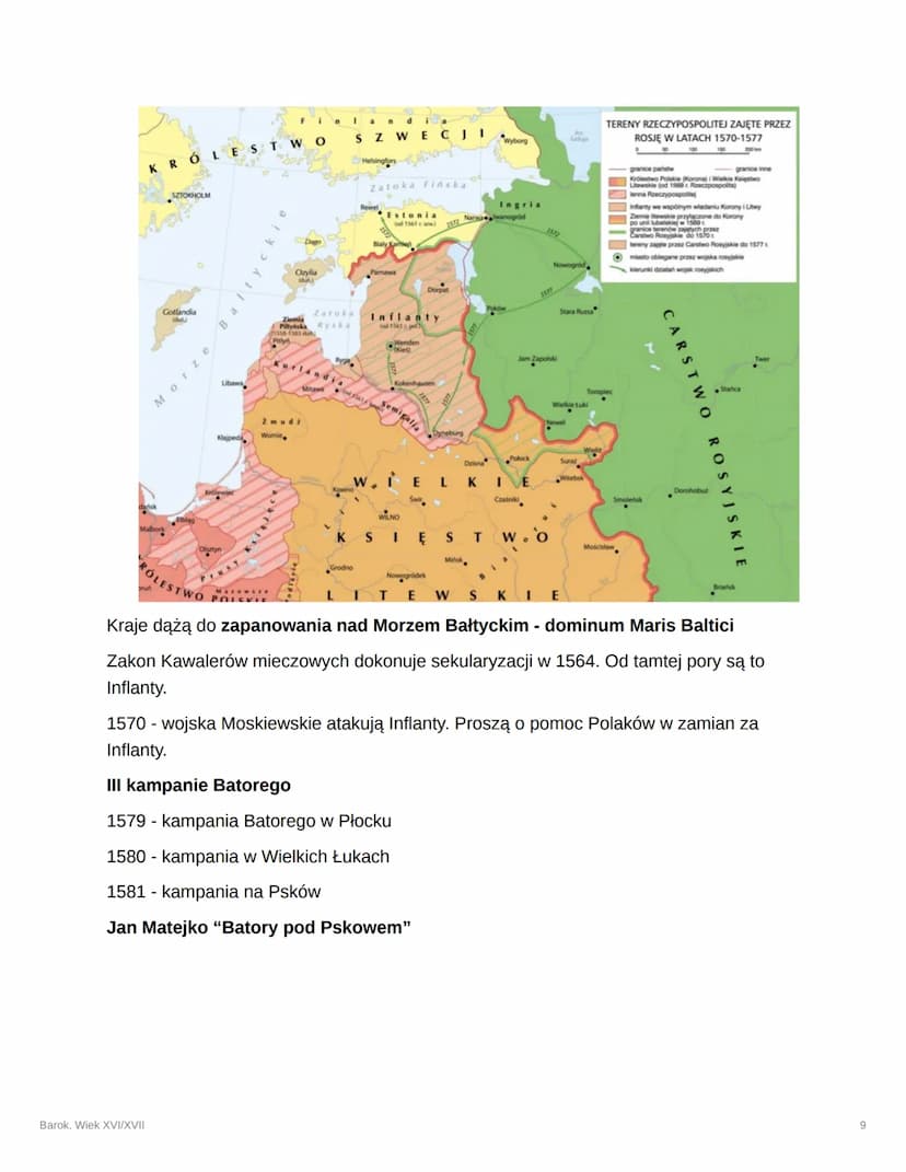 Barok. Wiek XVI/XVII
1) Demokracja szlachecka. Gospodarka folwarczno -
pańszczyźniana.
• Podział społeczeństwa
Szlachta
Duchowieństwo
Mieszc