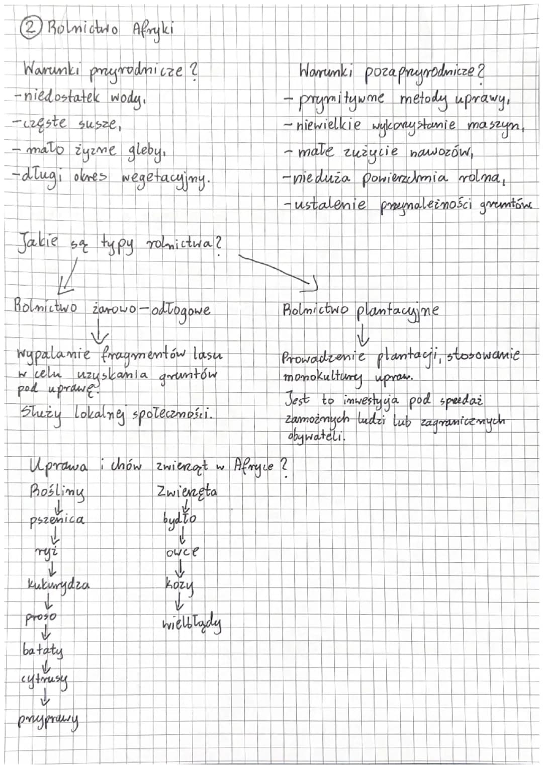 Geografia
Rendział II - Afrylna
①środowisko przyrodnicze Afryki.
-Afryka leży
ma
h
wszystkich ↳ połkulach,
- jest głównie wyżynny.
rozległe 