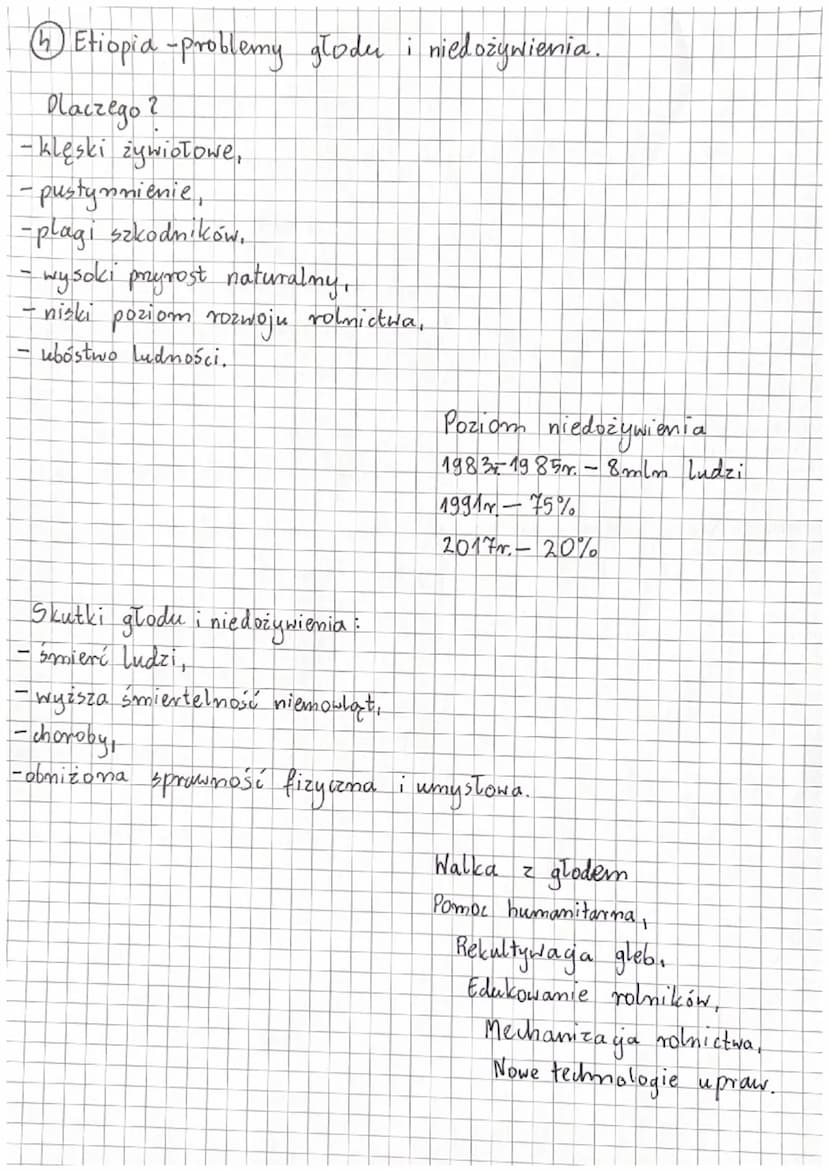 Geografia
Rendział II - Afrylna
①środowisko przyrodnicze Afryki.
-Afryka leży
ma
h
wszystkich ↳ połkulach,
- jest głównie wyżynny.
rozległe 