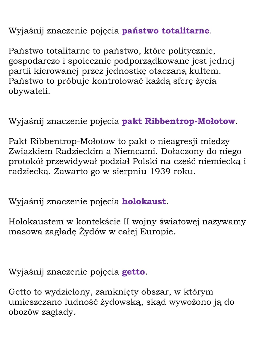 II wojna światowa
(Dział: Wojny światowe)
Wyjaśnij znaczenie pojęcia II wojna światowa.
II wojna światowa to konflikt zbrojny trwający w lat