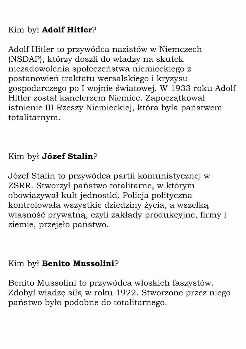 II wojna światowa
(Dział: Wojny światowe)
Wyjaśnij znaczenie pojęcia II wojna światowa.
II wojna światowa to konflikt zbrojny trwający w lat