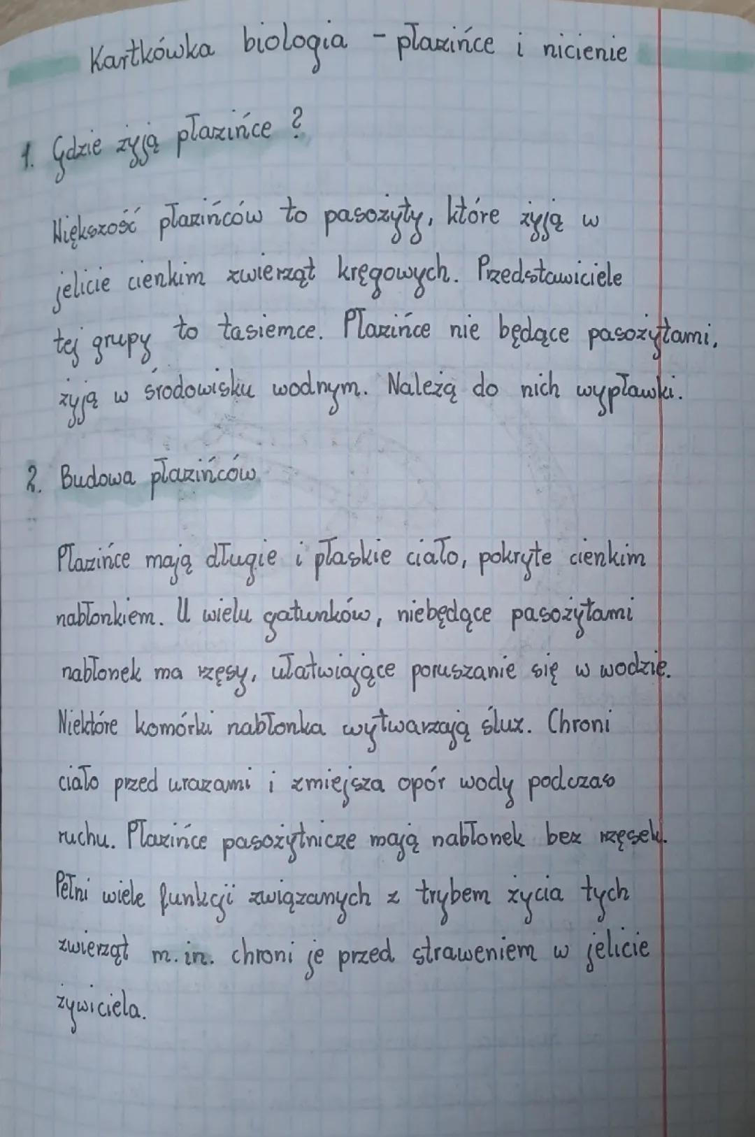 Płazińce i Nicienie: Kluczowe Informacje