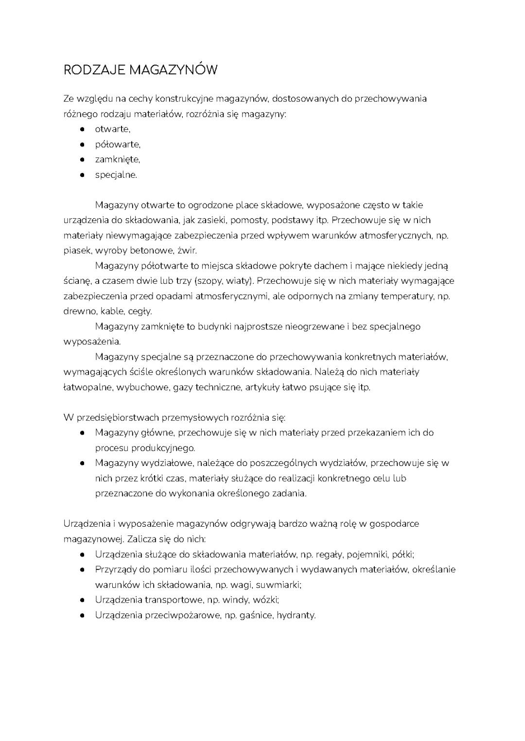 Rodzaje Magazynów - Przegląd Najważniejszych Typów