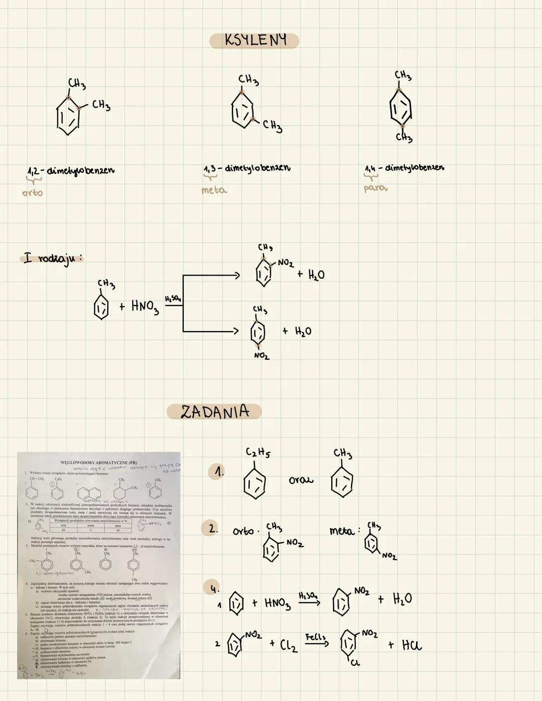 SPALANIE
2 C6H₂ +150₂12.CO₂ + 6H₂O
2 C6H6 +30₂12G+ 6H₂O
ETAPI
ЕТАР II
SUBSTYTUCJA
ELEKTROFILONA
ΕΤΑΡ Π
+ Br₂ Fe Bray
SUBSTYTUCJA ELEKTROFILO