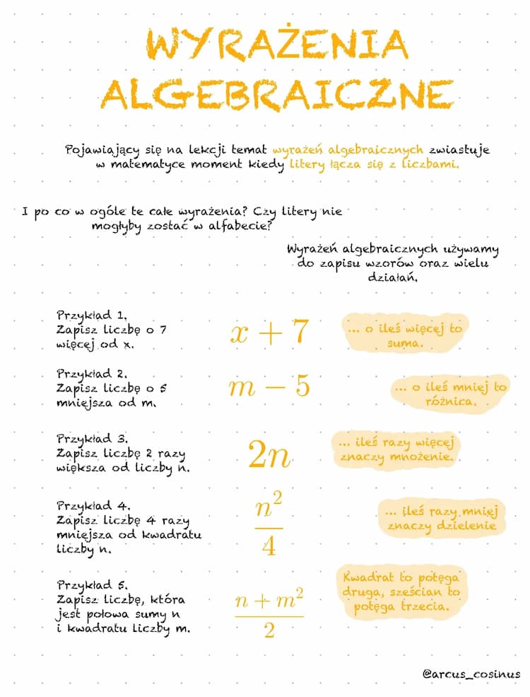 Know Wyrażenia algebraiczne thumbnail