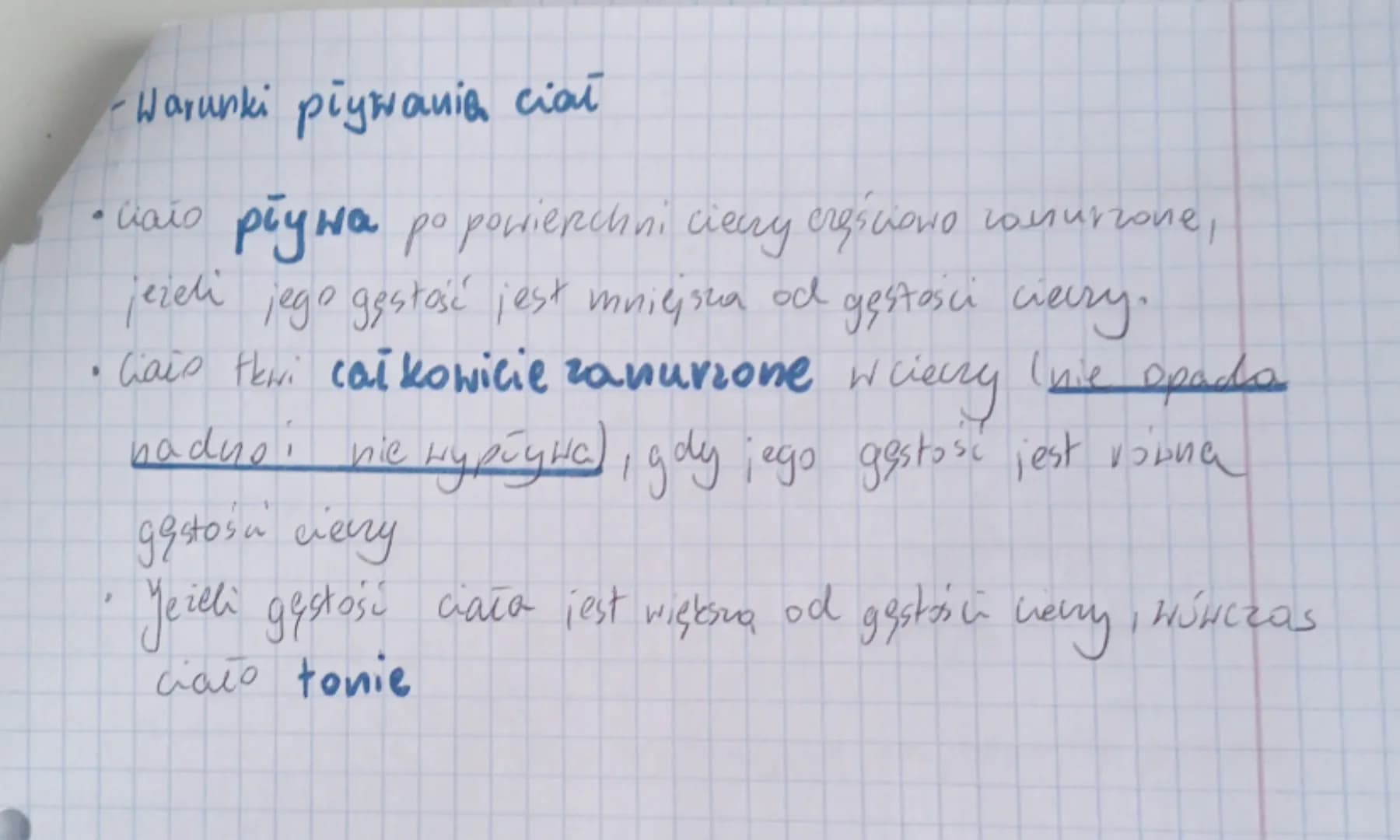 Azylea
Hydrostatyka i acrostatyka
- Nacisk (sita nacisku) jest składową siły, z jaką, jedno ciało driai a
na
powierzchnię drugiego. Nacisk j