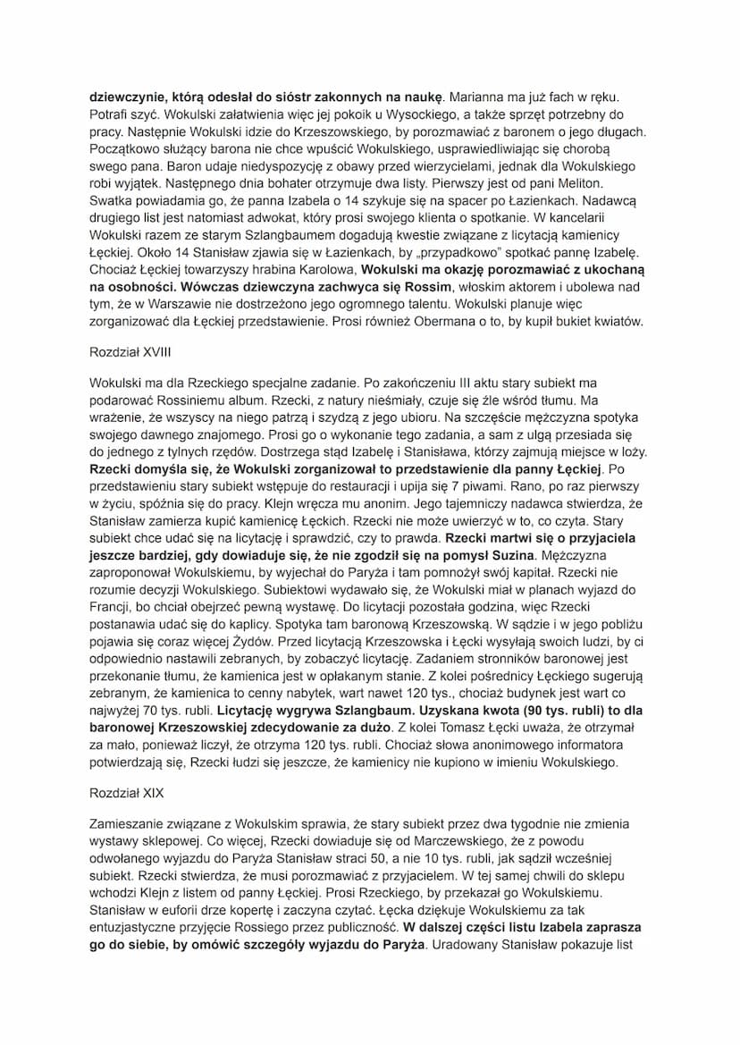 --- OCR Start ---
LALKA
"Cywilizacji nie stworzyli ani filistrowie, ani geszefciarze, lecz właśnie tacy wariaci... Gdyby rozum
polegał na my