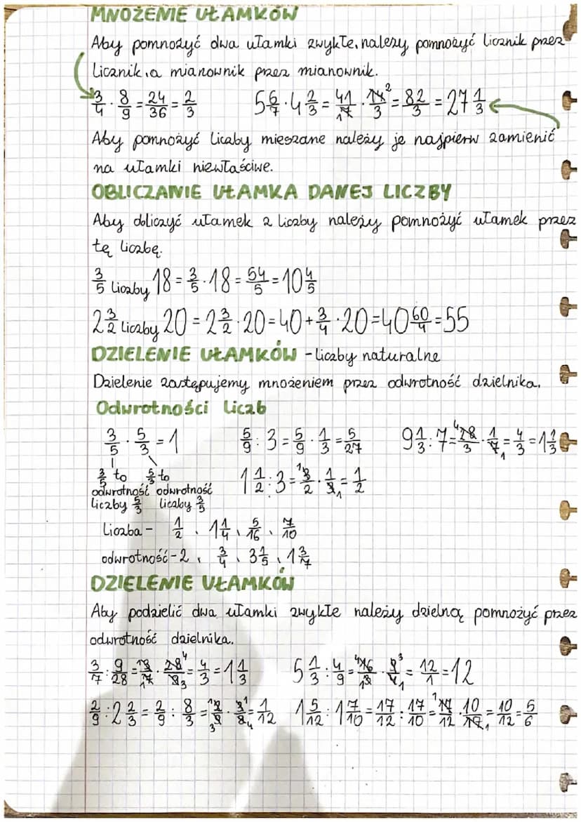 5 matematyka utamuri
DODAWANIE UŁAMKÓW - jednakowe mianowniki
Aby dodać dwa ułamki o jednakowych mianownikach dodajemy
Liczniki, a mianownik