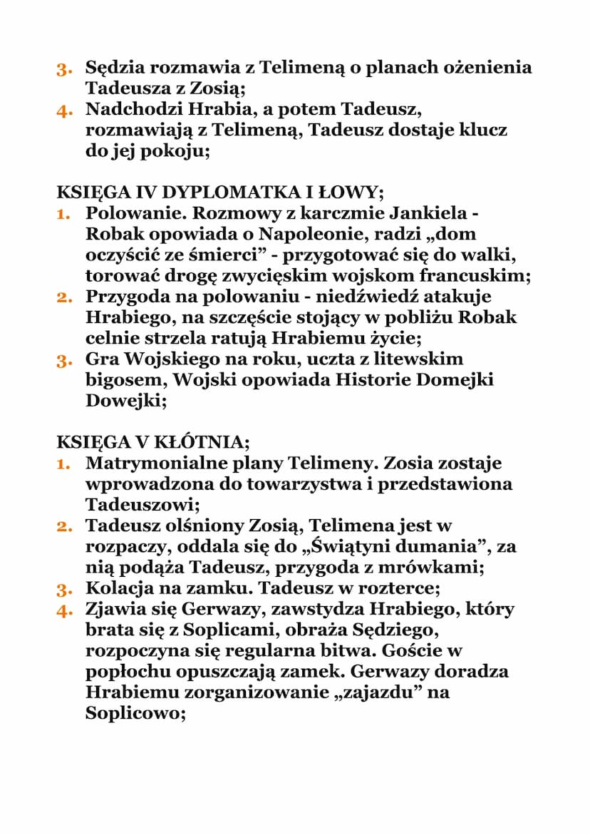 PAN TADEUSZ"
ADAM MICKIEWICZ
*CZAS I MIEJSCE AKCJI;
Akcja ,,Pana Tadeusza” rozgrywa się na Litwie w
Soplicowie oraz w Dobrzynia.
Rozpoczyna 