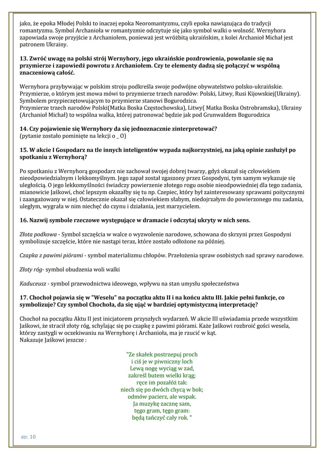 WESELE"
Obraz inteligencji w „Weselu"
Inteligencja została w „Weselu" ukazana w sposób negatywny. To przedstawiciele mieszkańców Krakowa. Są
