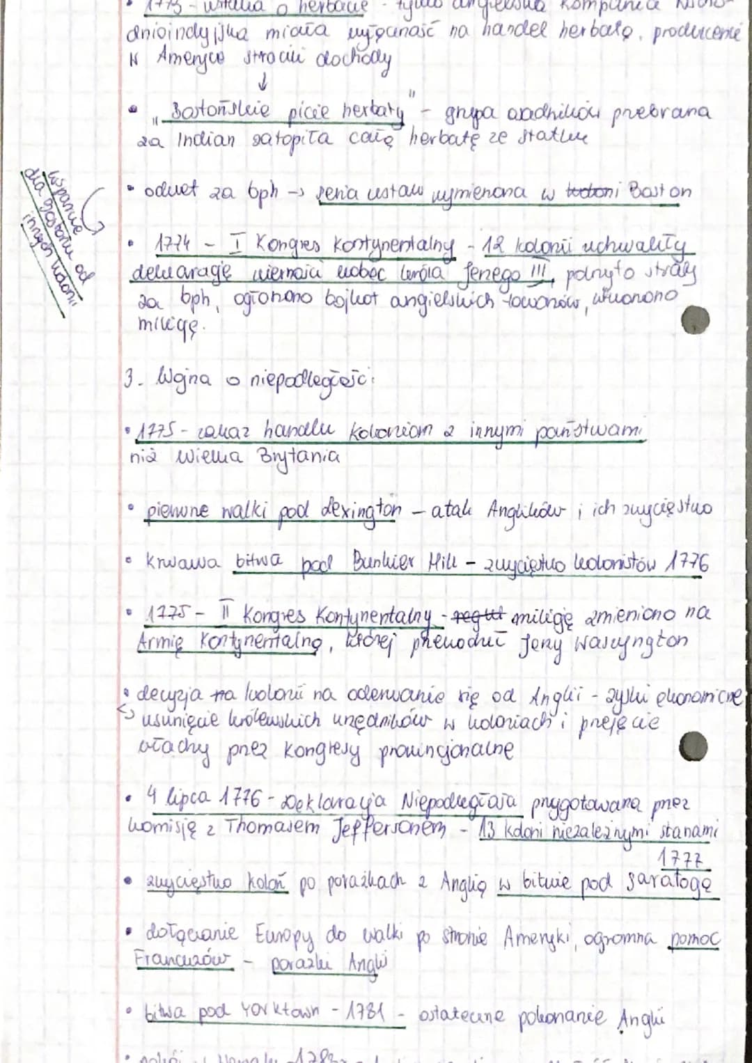 1. Kolonizaya Ameryki Północnej:
• pociąter walk o kolonie XVIII wiek, tereny zamieszkiwane
prea Indian
-
• podcias ligny siedmioletniej / j