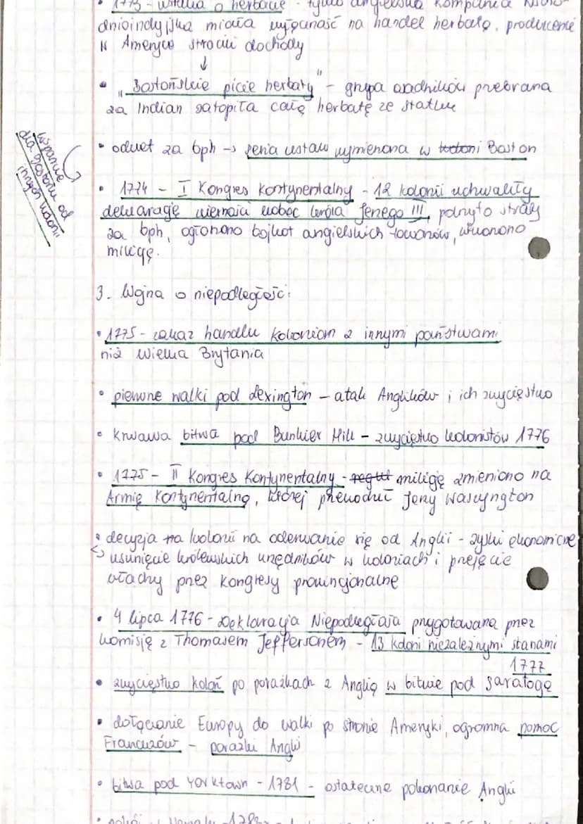 1. Kolonizaya Ameryki Północnej:
• pociąter walk o kolonie XVIII wiek, tereny zamieszkiwane
prea Indian
-
• podcias ligny siedmioletniej / j
