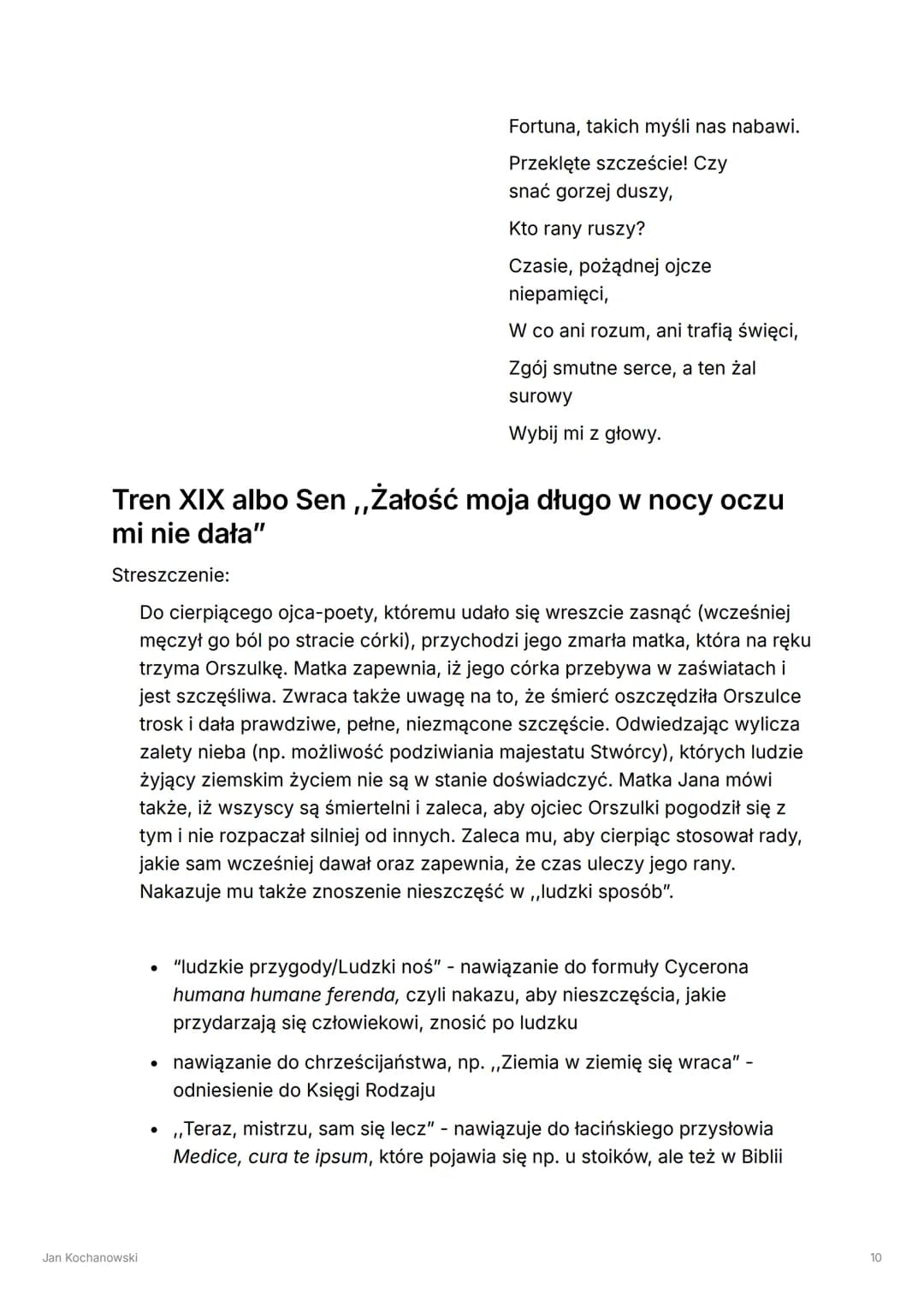Jan Kochanowski
Tags
Renesans
Select Obowiązuje na mature
✓ Umiem
Jan Kochanowski
O autorze:
•
wszechstronnie wykształcony, władający kilkom