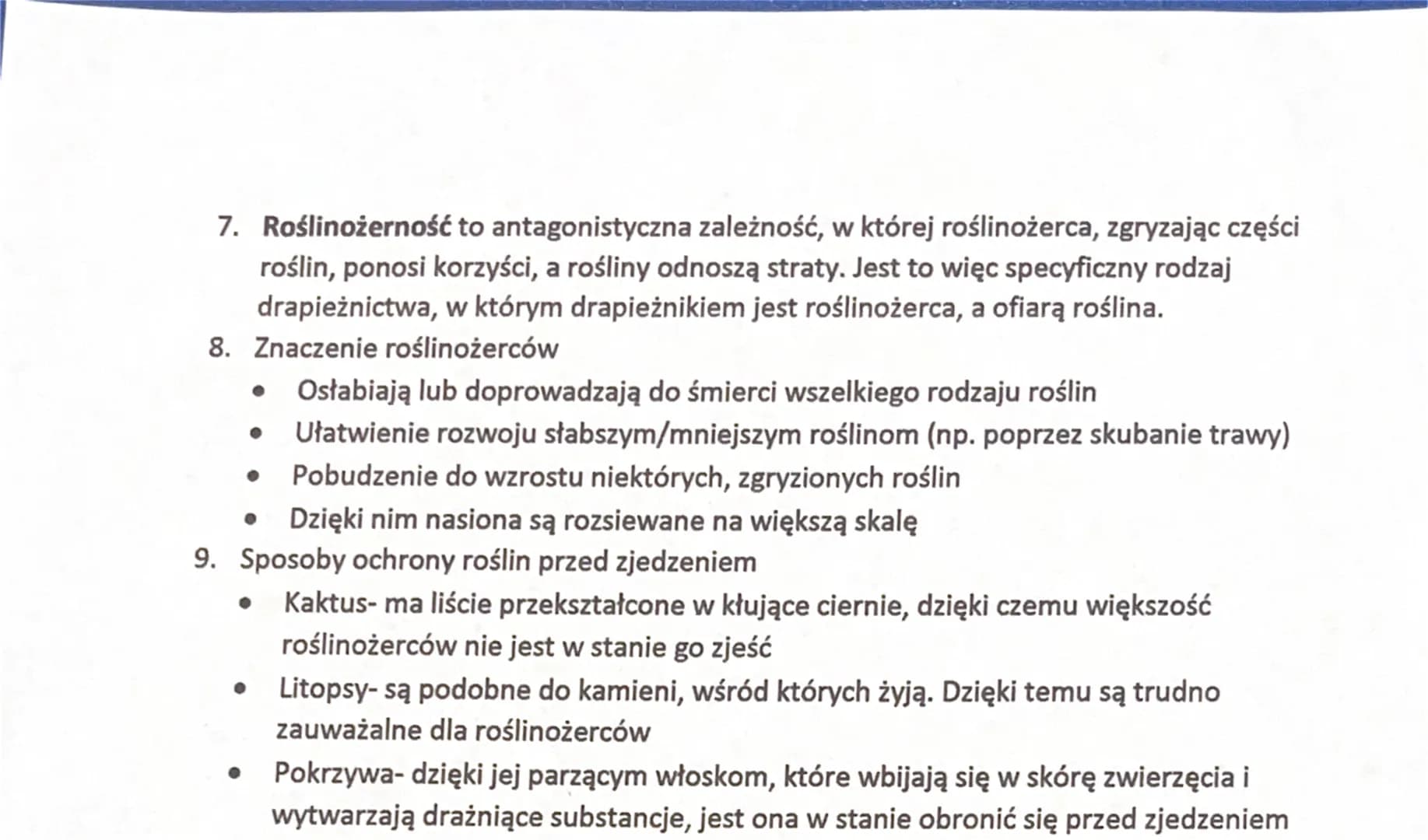 Temat: Drapieżnictwo i roślinożerność.
1. Podział zależności między organizmami
● Stosunki antagonistyczne- Jest to tzw. oddziaływanie ujemn