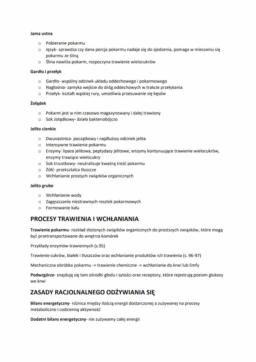 ORGANICZNE SKŁADNIKI POKARMOWE
Cukry- podstawowa funkcja za dostarczanie organizmowi energii, funkcja zapasowa
o Węglowodany przyswajalne- ź