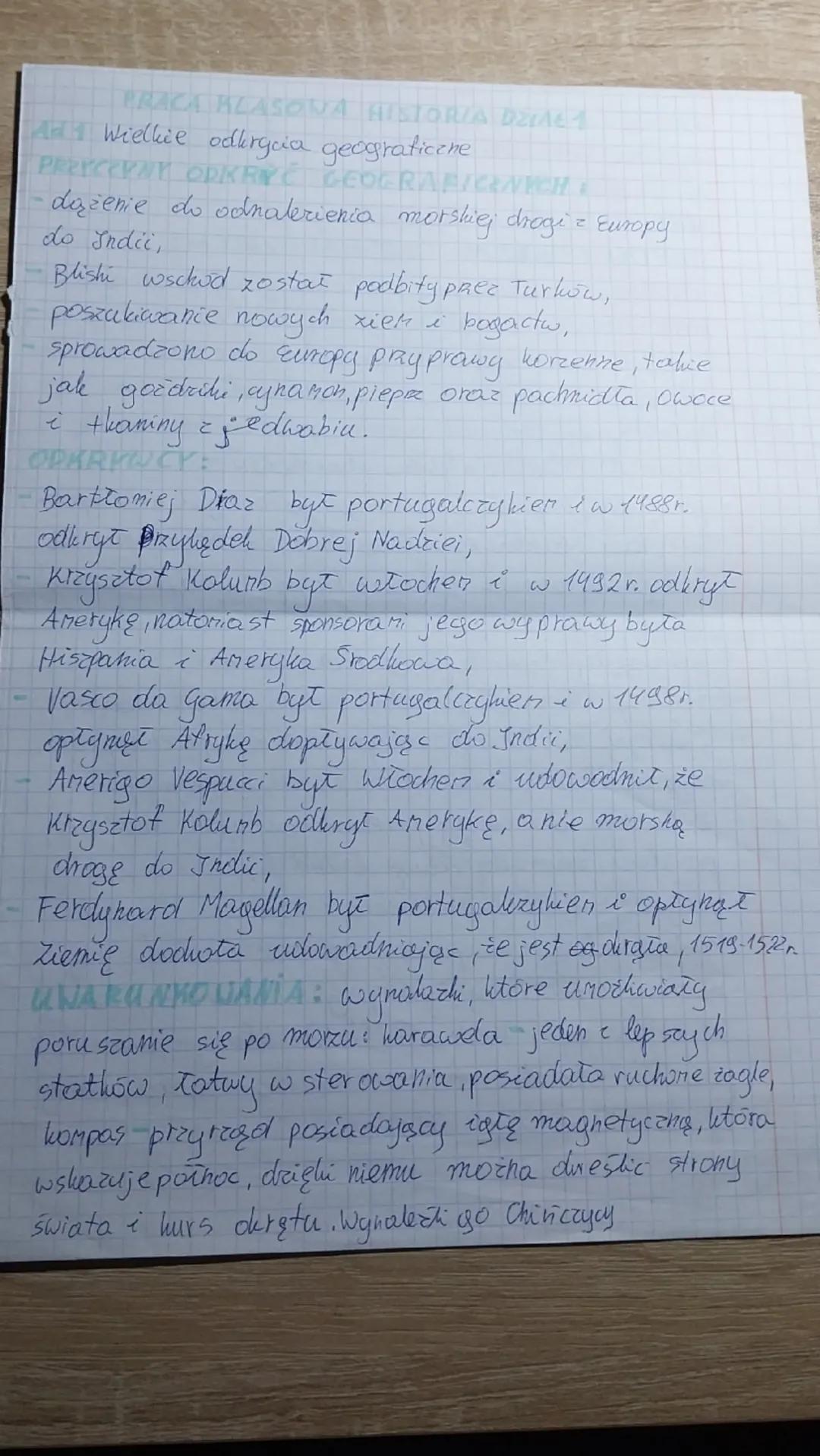 -
PRACA BLASOWA HISTORIA DZIAŁ 1
Add Wielkie odkrycia geograficzne
PREYCENY ODKRYĆ GEOGRA
WYCH
dążenie do odnalezienia morskiej drogi z Euro