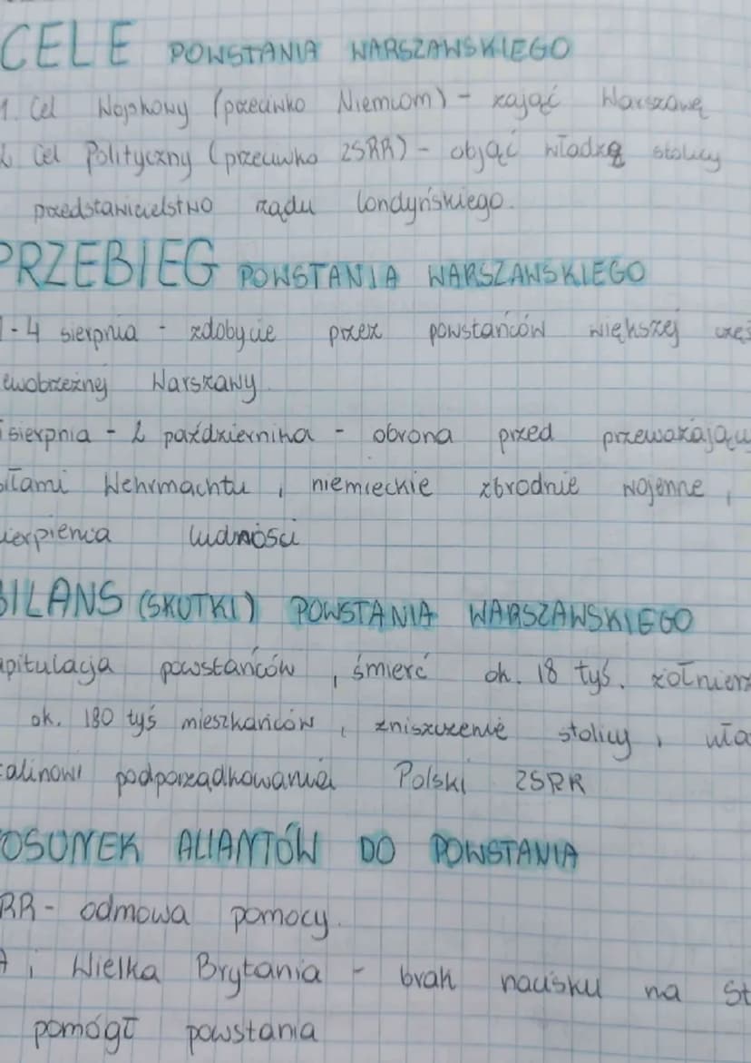 wybuchts
4 sierpnia
Armia Wojska
Powstała
W
im. T. Kościuszki
podlegata
Exernonej.
Władre emigracyjne
premier Stanisław
nactelny Hodx
polski