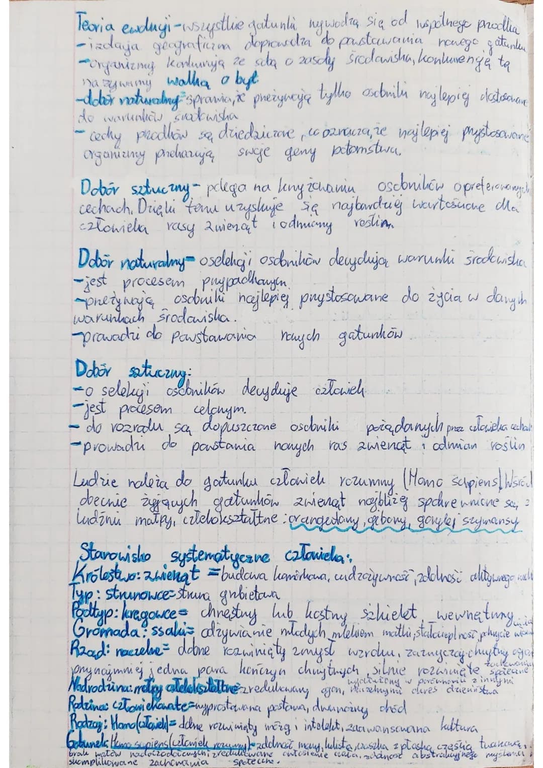 EWOLUCJA ŻYCIA
enduga- proces stopnionych zmian budany ciała, sposobu
życia, upodobań pokarmonych lub innych cech gatunkanych,
prowadzący do