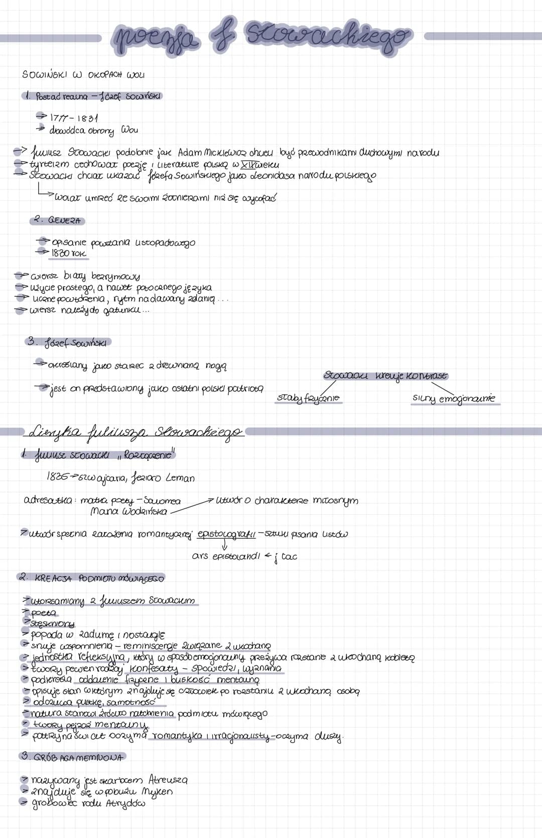 poenja of stowackiego
SOWIŃSKI W OKOPACH WOLI
11. Postad realna - Idzef Sowinister
→1777-1831
→ dowódca obrony Wou
-> fuciusz Słowacks podob