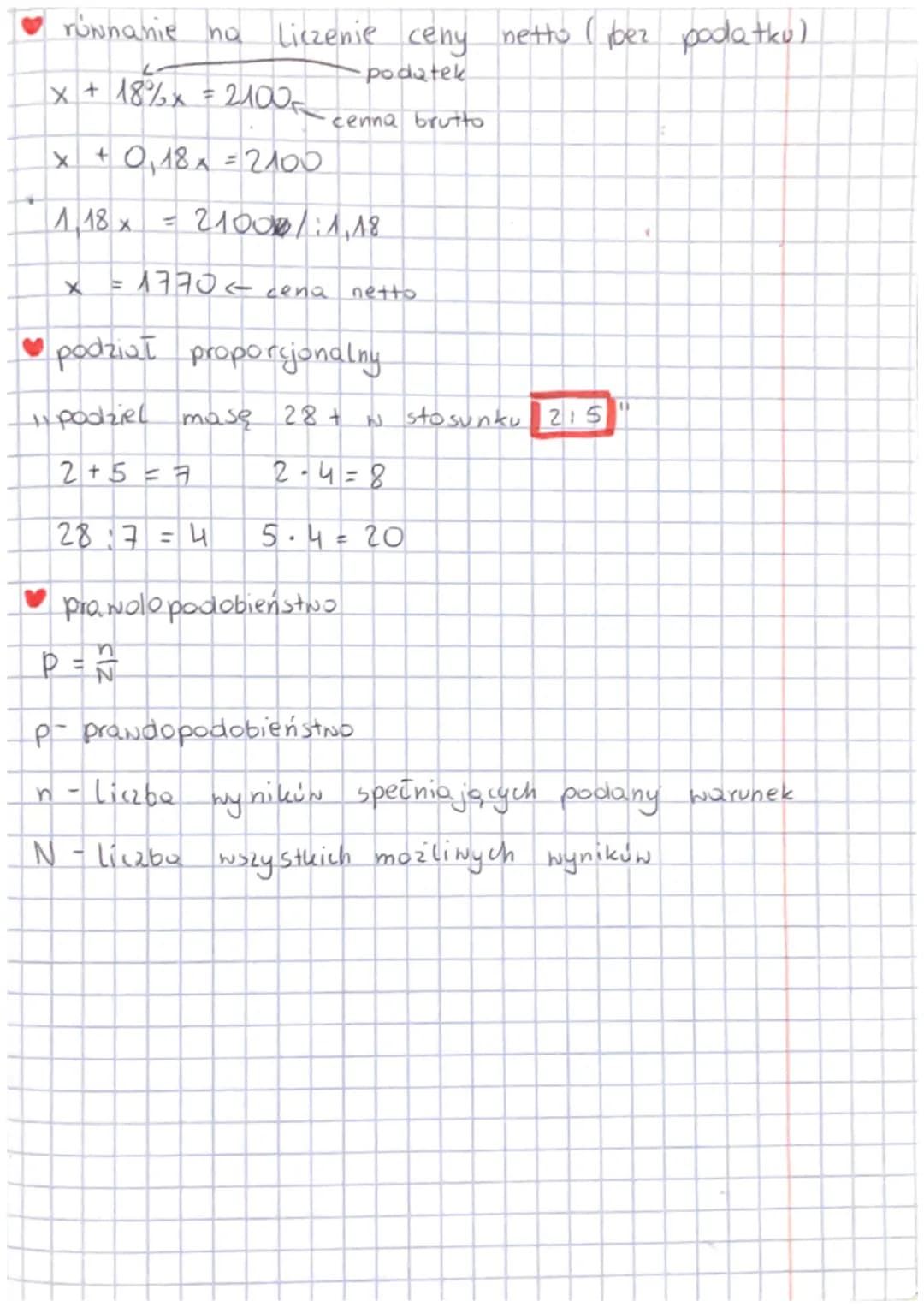 zastor
stvreurnir
merkemu typ
♥ 20% więcej niż
x + 20%x
lub
20%
=
lub
100%
100%x + 20x = 120% × = 1,2 x
X
niż
x + 0,20x = 1₁2x
procenty zami